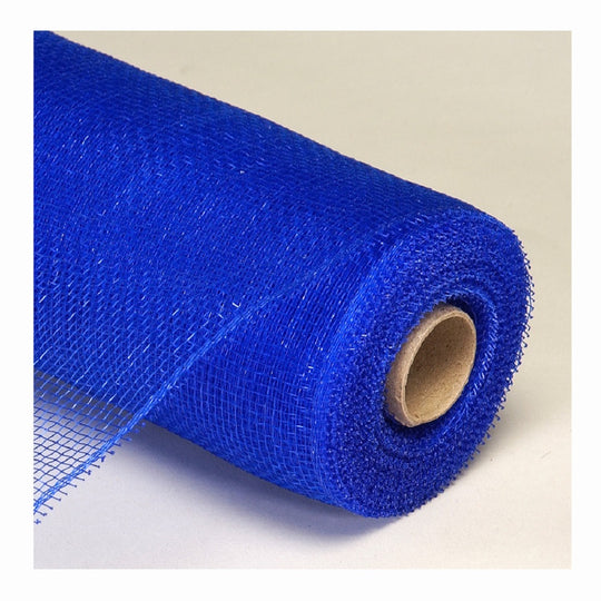 Decorative Poly Mesh Roll 21" x 10yd - Royal Blue