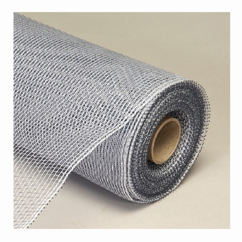 Decorative Poly Mesh Roll 21" x 10yd - Silver