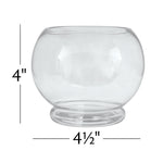 Glass Fishbowl - 4"