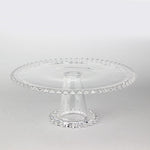 Beaded Edge Cake Stand - 10.5"