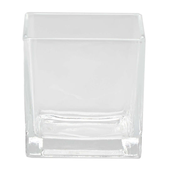 Glass Floral Cubes - 6" x 6"