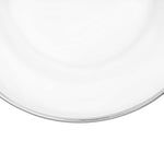 Classic Glass Charger Plate - Silver