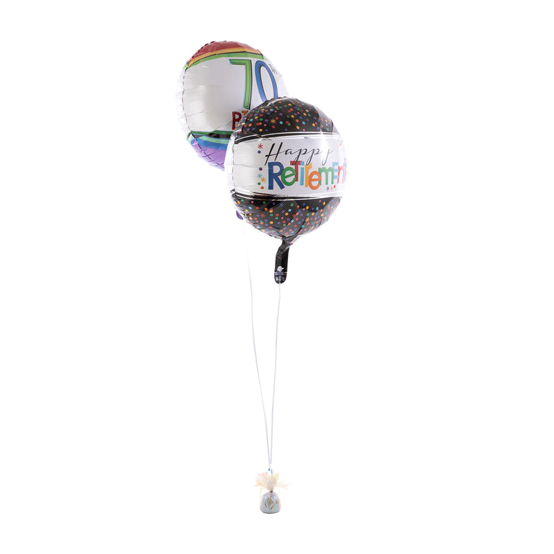 Balloon Weight - White Iridescent