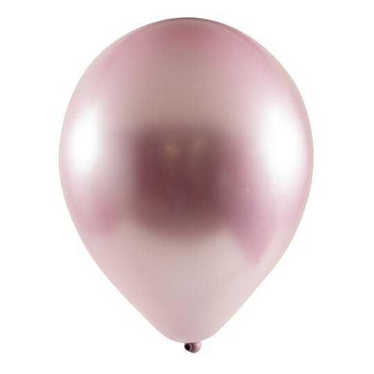 12" Chrome Latex Balloon - Pink