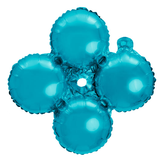 12" Quad Mylar Balloon 50pc/pack - Blue