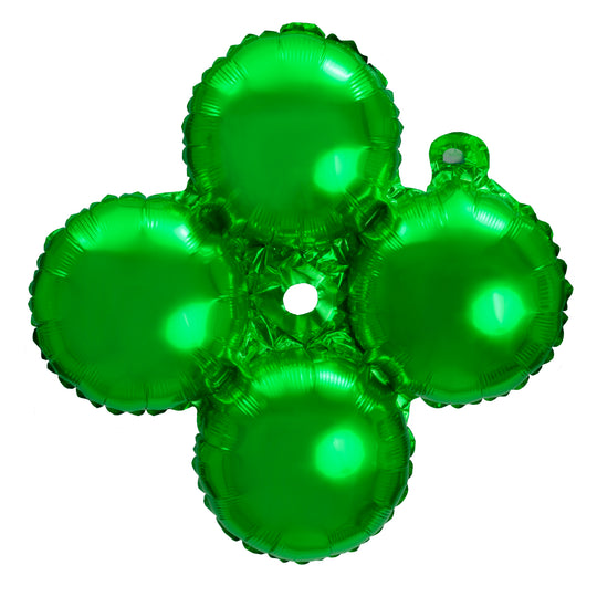12" Quad Mylar Balloon 50pc/pack - Green