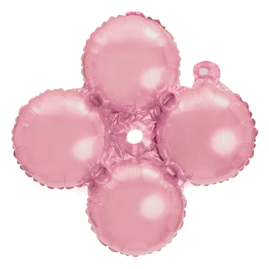 12" Quad Mylar Balloon 50pc/pack - Pink