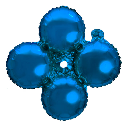 12" Quad Mylar Balloon 50pc/pack - Royal Blue