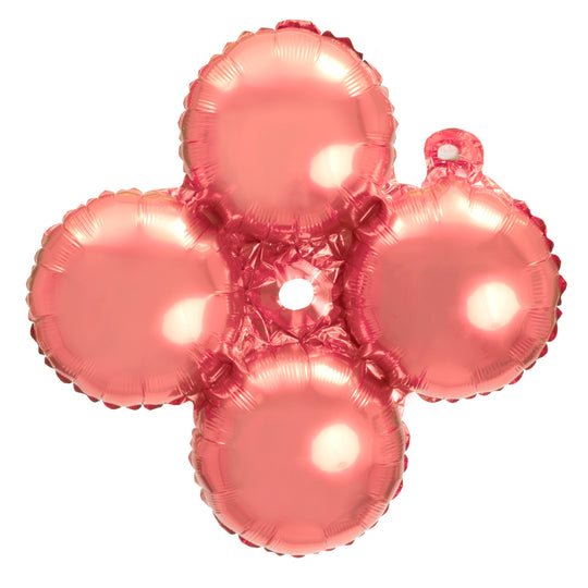 12" Quad Mylar Balloon 50pc/pack - Rose Gold