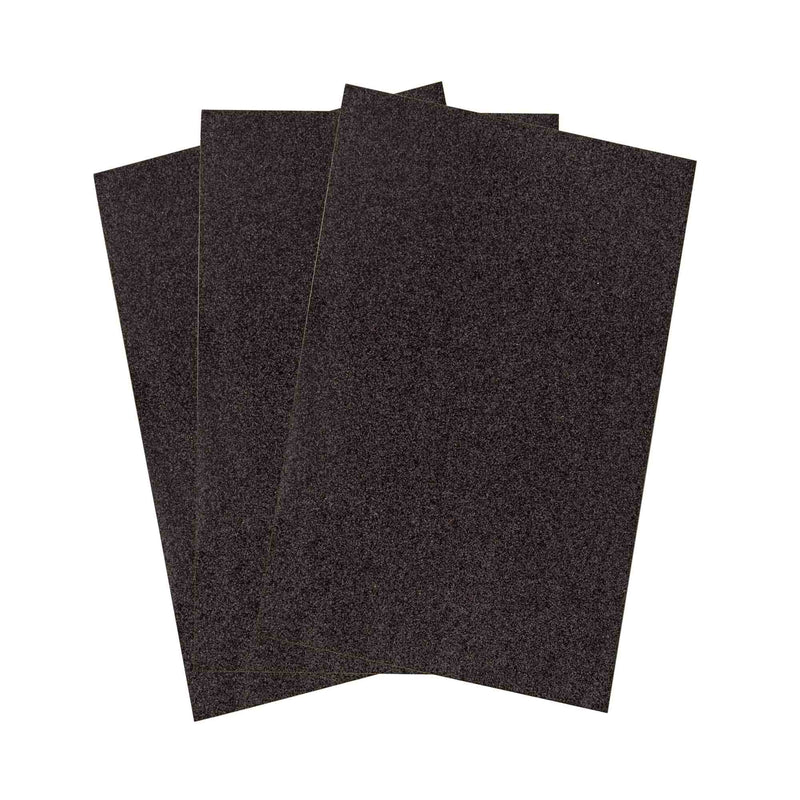 Large Glitter Foam Sheets - Black 3 pack