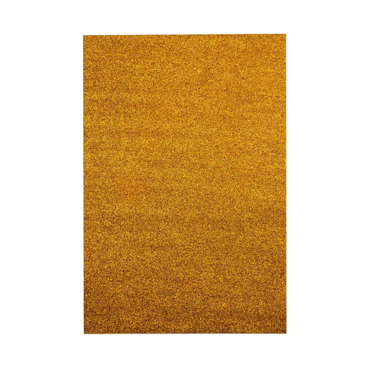 Large Glitter Foam Sheets - Gold