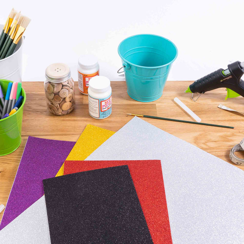 Large Glitter Adhesive Foam Sheet - Craft Station