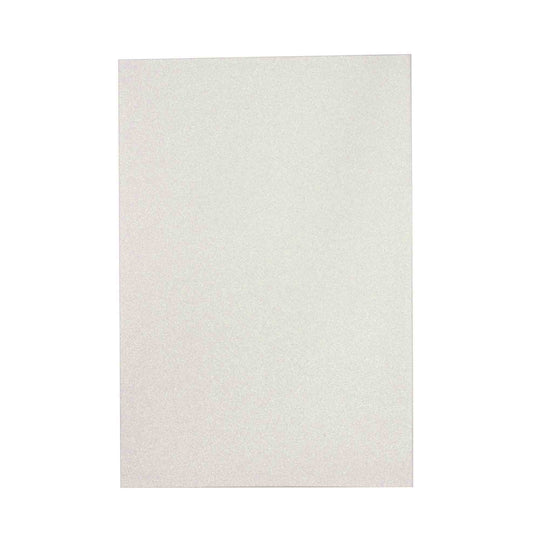 Large Glitter Adhesive Foam Sheet - White