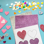 Large Glitter Adhesive Foam Sheet - Events and Crafts-Events and Crafts