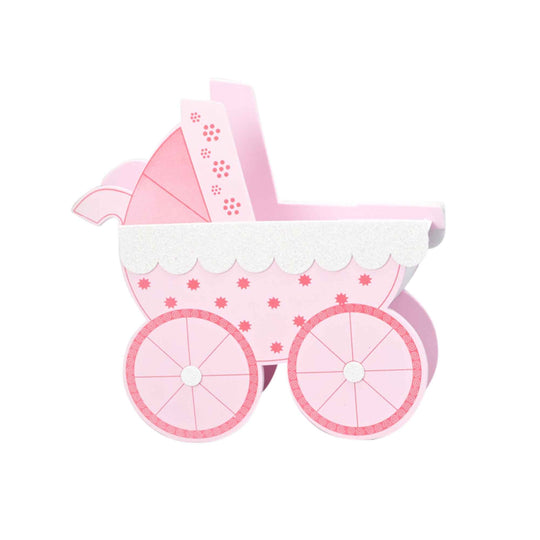 Small Foam Baby Carriage - Pink