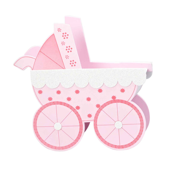 Large Foam Baby Carriage - Pink