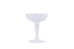 Bowl Shaped Plastic Champagne Glass