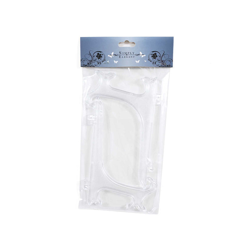 Clear Plastic Easels in bag