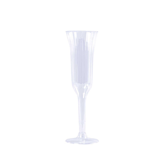Plastic Champagne Flutes 5.5oz - Pack of 12