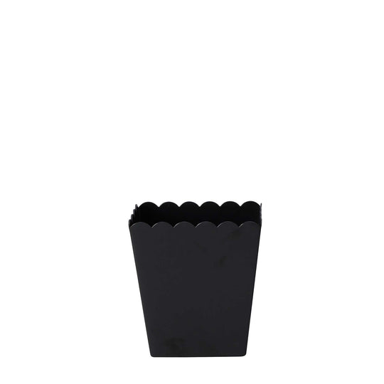 Scalloped Favor Box - Black