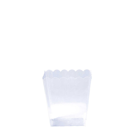 Scalloped Favor Box - Clear