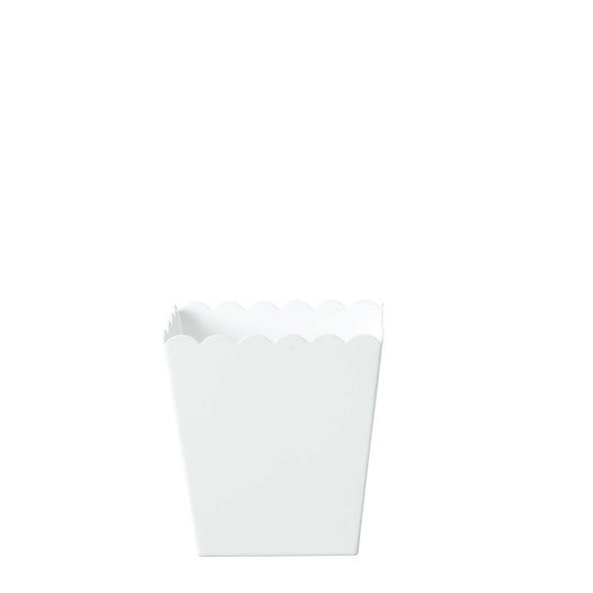 Scalloped Favor Box - White