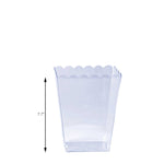 Large Scalloped Favor Box Clear Size Guide