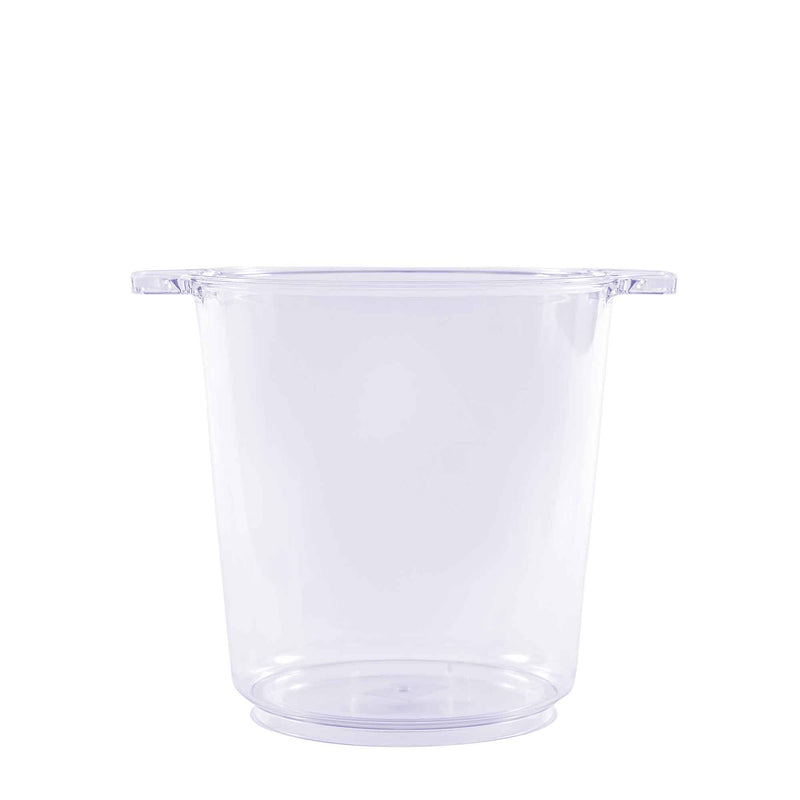 Modern Plastic Ice Bucket  - Clear