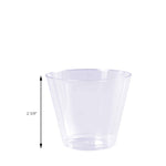 Premium Plastic Cup - 5 oz. clear measurements