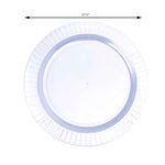 Nicole Deluxe Disposable Dessert Plate - Clear Measurements