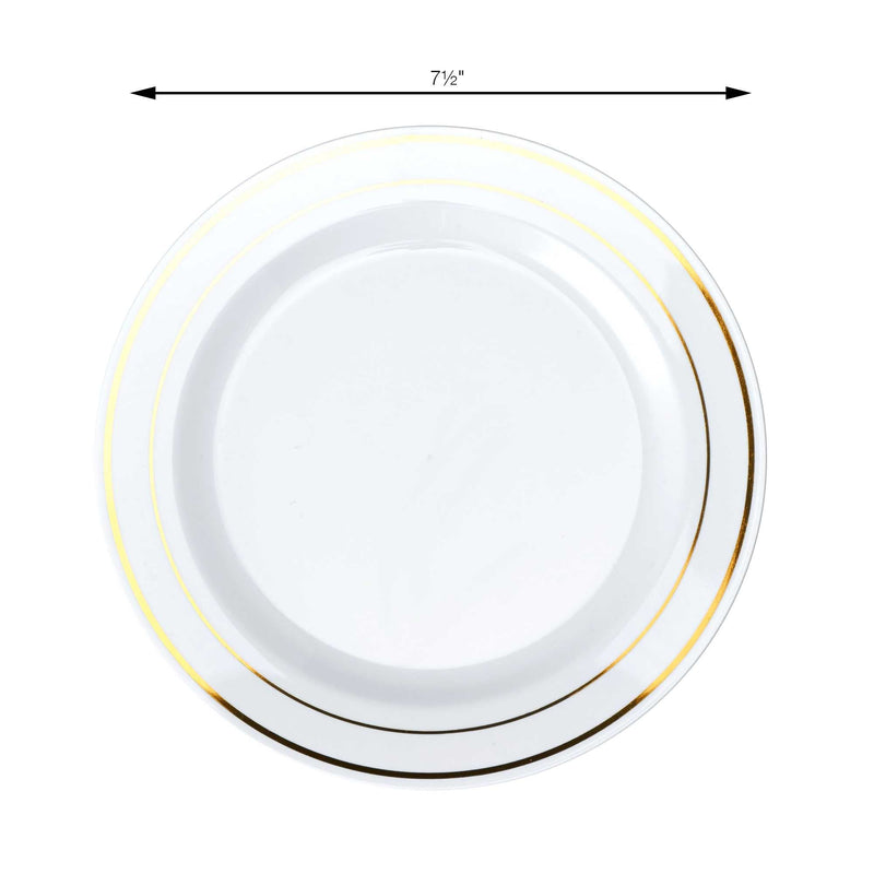 Alejandra Deluxe Disposable Dessert Plate - Events and Crafts
