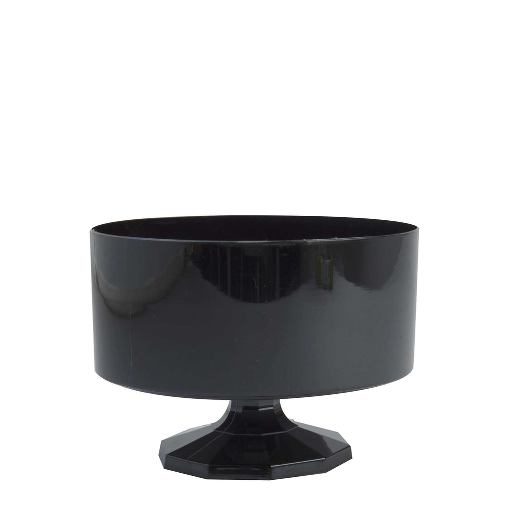 Flared Plastic Bowl  - Black