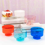 Perfect Plastic Trifle Pedestal - Assorted Colors