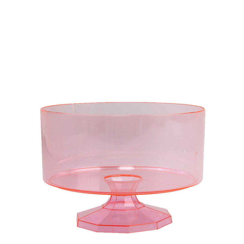 Flared Plastic Bowl  - Pink