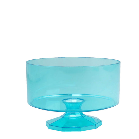 Perfect Plastic Trifle Pedestal - Turquoise