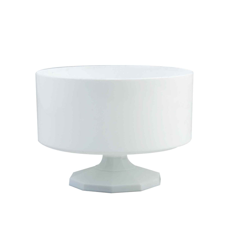 Perfect Plastic Trifle Pedestal - White