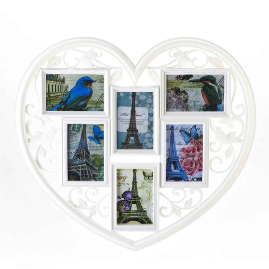 Heart Shaped Collage Picture Frame