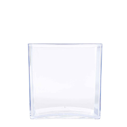 7 Inch Plastic Floral Cube