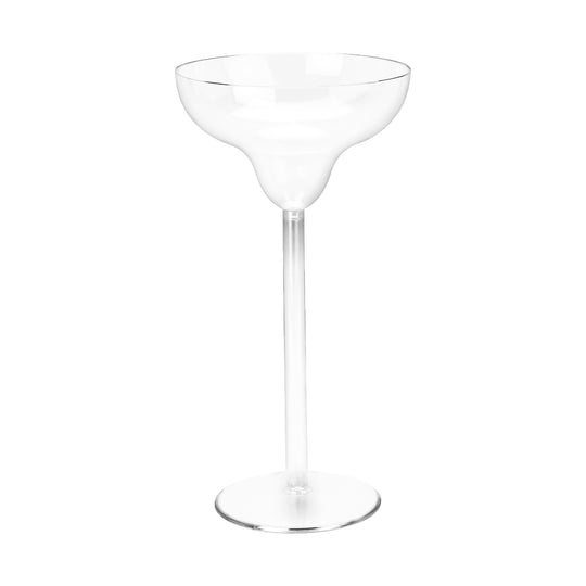 Plastic Large Margarita Glass Centerpiece - Clear