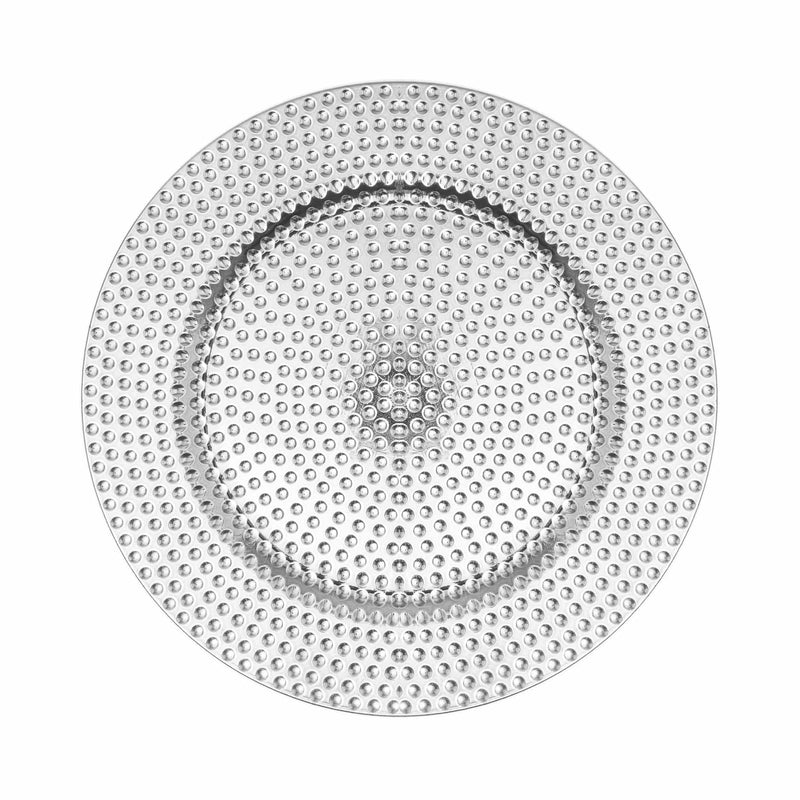 Beaded Plastic Charger Plate 13" - Set of 6 - Events and Crafts-Simply Elegant