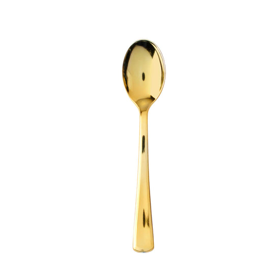 Plastic Spoons 12pc/bag - Gold