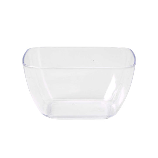 Plastic Square Mini Bowl 1.5oz - Pack of 12