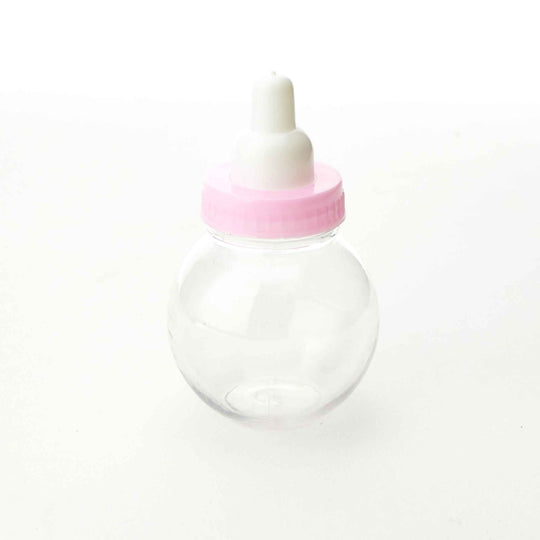 Mini Baby Bottle Favor - Pink - Pack of 12