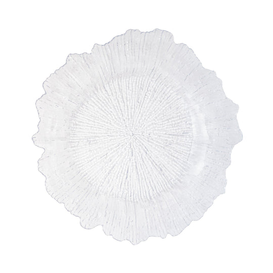 Plastic Reef Charger Plate 13" - Clear