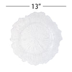 Plastic Reef Charger Plate 13" - Set of 6 - Events and Crafts-Simply Elegant