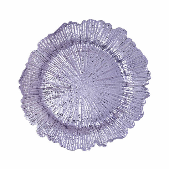 Plastic Reef Charger Plate 13" - Lavender