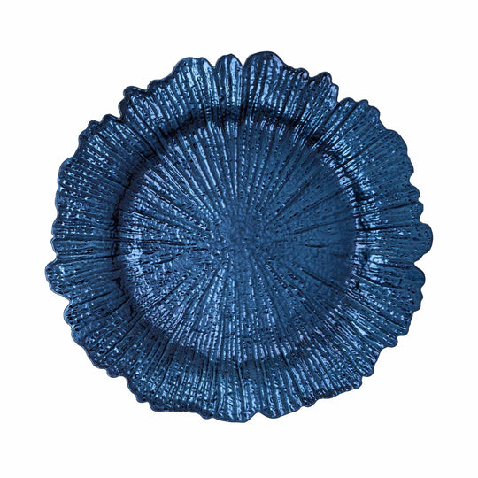 Plastic Reef Charger Plate 13" - Navy