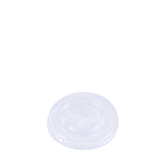 Plastic Sauce Cup Lid for 1 oz Cup - Pack of 100