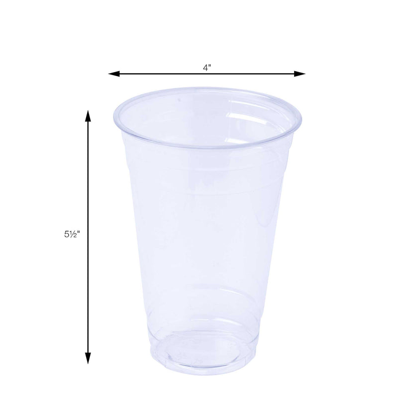 Disposable Clear Cold Cup - 20 oz. - Events and Crafts