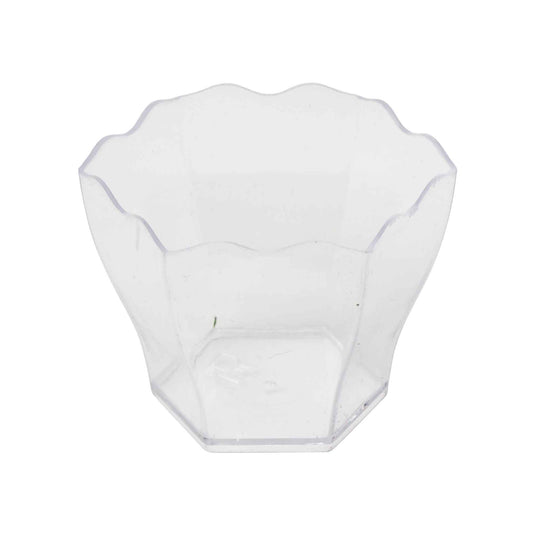 Plastic Mini Scalloped Bowl 3oz - Pack of 12
